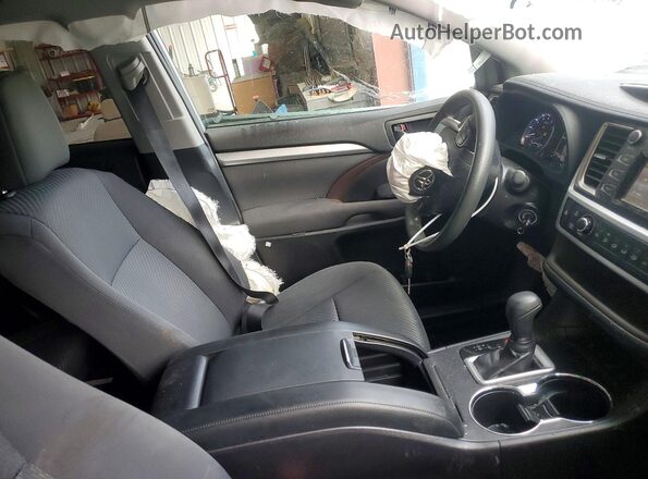 5TDBZRFH0KS718860 2019 TOYOTA HIGHLANDER Серый Вид панели приборов