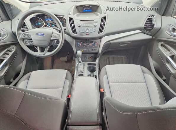 1FMCU9GD9HUC70133 2017 FORD ESCAPE Gray ხელსაწყოთა პანელის ხედი
