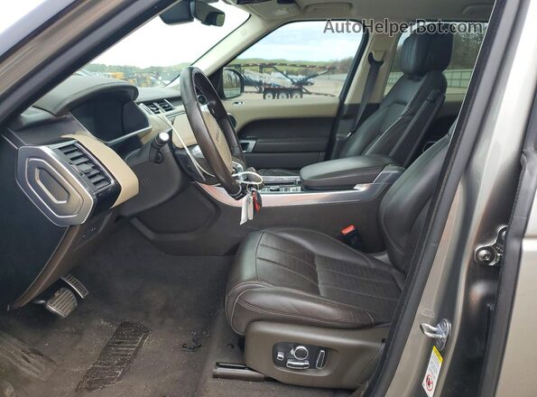 SALWV2SV7JA808639 2018 LAND ROVER RANGE Silver წინა სალონის ხედი