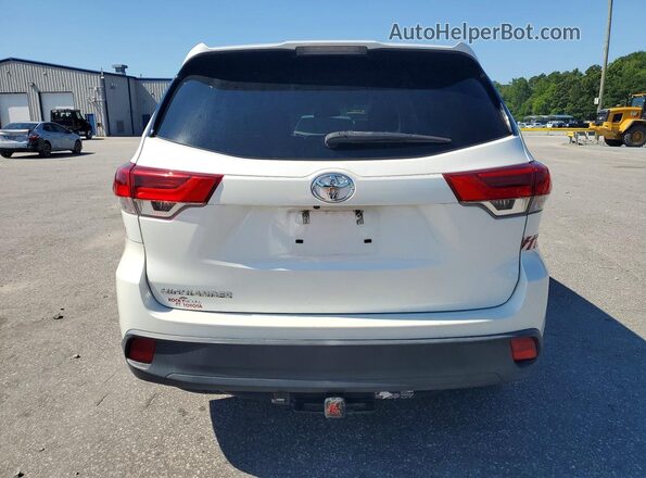 5TDZZRFH8KS356906 2019 TOYOTA HIGHLANDER White Սալոնի դիմացի տեսք