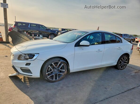 YV126MFL5J2452798 2018 VOLVO S60 White Trasero izquierdo