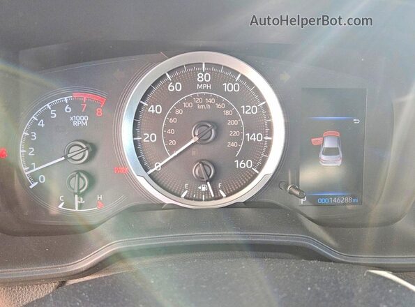 5YFEPMAE1MP166249 2021 TOYOTA COROLLA White Vista del cuadro de instrumentos