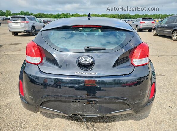 KMHTC6AD4GU280738 2016 HYUNDAI VELOSTER Черный Вид салона спереди