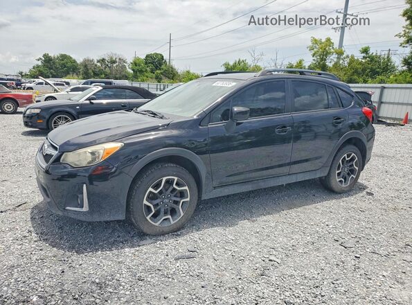 JF2GPADC9GH307314 2016 SUBARU CROSSTREK Black უკანა მარცხენა