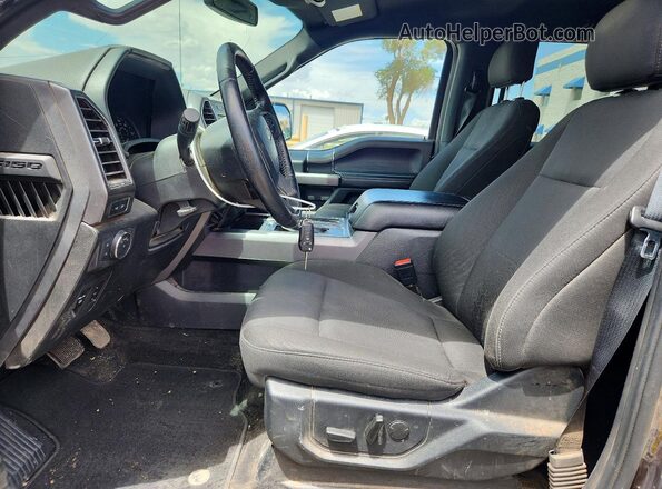 1FTEW1E47KKC87169 2019 FORD F150 Maroon Widok deski rozdzielczej