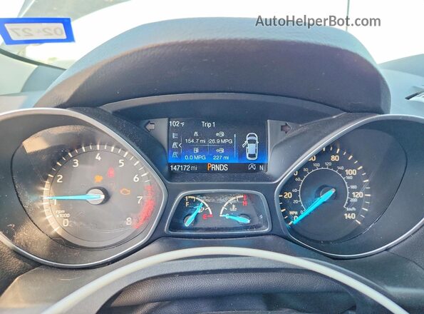 1FMCU0JD4HUB79226 2017 FORD ESCAPE Black Vista de los asientos traseros