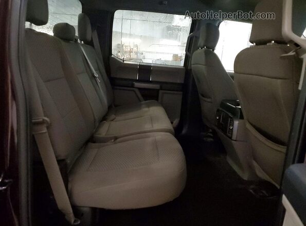 1FTEW1E57JKF43012 2018 FORD F150 Burgundy Սալոնի հետևի տեսք