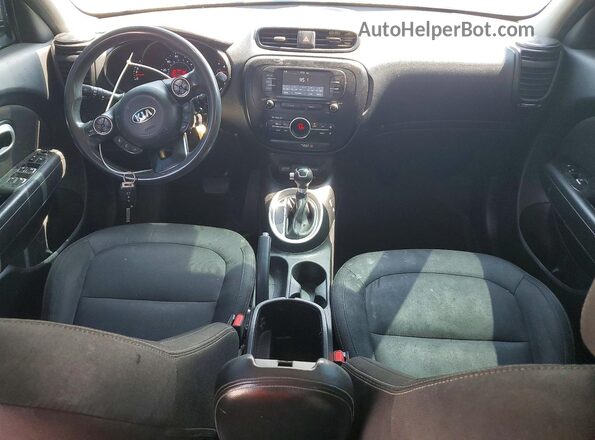 KNDJP3A5XH7425871 2017 KIA SOUL Blue ხელსაწყოთა პანელის ხედი