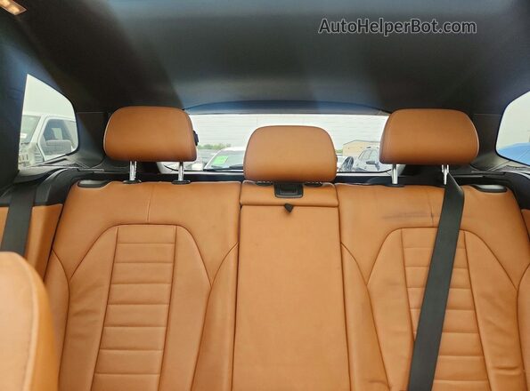 5UXTR9C59KLP92728 2019 BMW X3 Синий Вид задней части салона