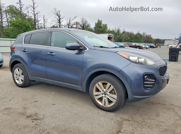 KNDPMCAC5H7117637 2017 KIA SPORTAGE Blue Вид спереду