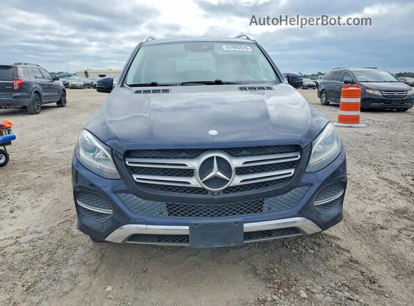 4JGDA5JB3HA937034 2017 MERCEDES-BENZ GLE Blue Widok z tyłu