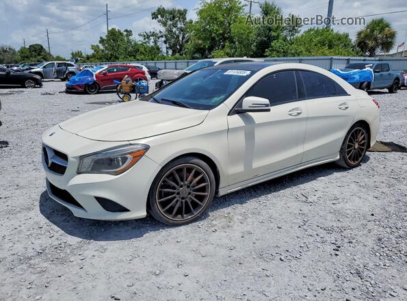 WDDSJ4EB2GN307292 2016 MERCEDES-BENZ CLA-CLASS White Tył lewy