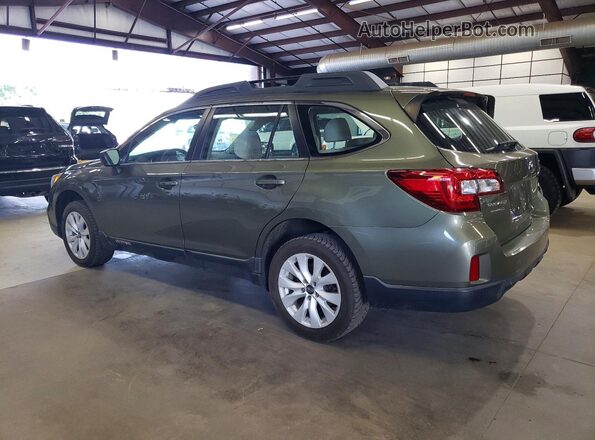 4S4BSAAC7G3270090 2016 SUBARU OUTBACK Green Задня права чверть