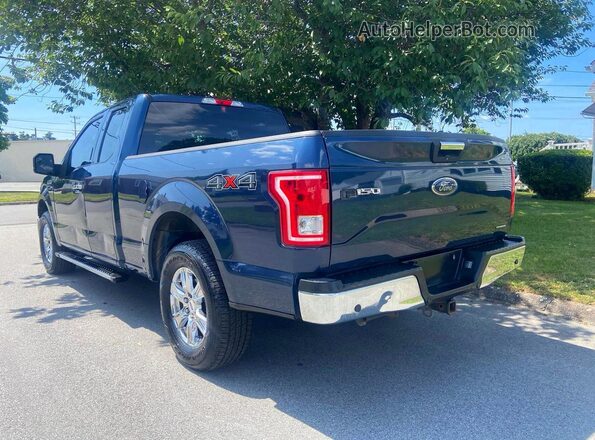 1FTEX1E87GFA81219 2016 FORD F150 Blue Przód prawy