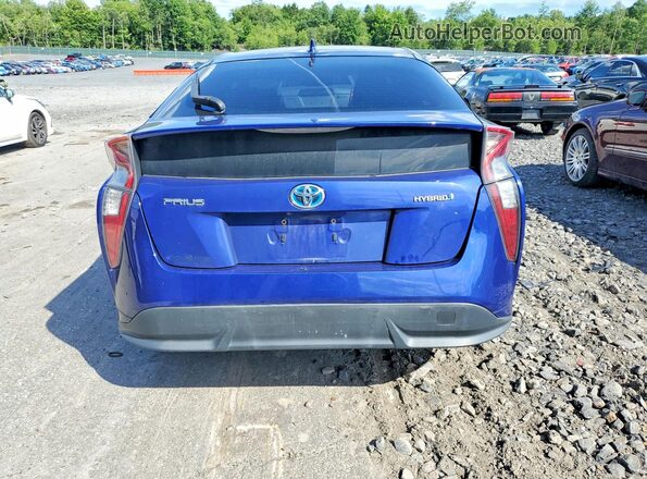 JTDKARFU2H3529187 2017 TOYOTA PRIUS Blue Front interior view