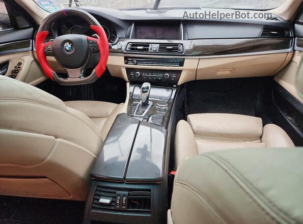 WBA5B3C56GD549632 2016 BMW 5 SERIES Green Vista del cuadro de instrumentos