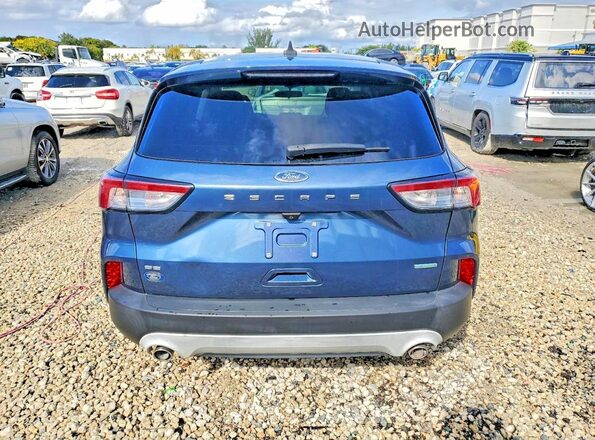 1FMCU0G66LUC32803 2020 FORD ESCAPE Синий Вид салона спереди