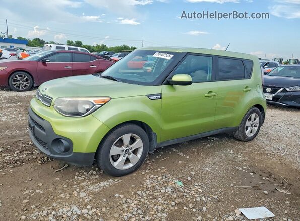 KNDJN2A25J7892627 2018 KIA SOUL Green Trasero izquierdo