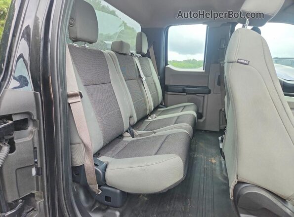 1FTEX1EP1HFA95867 2017 FORD F150 Black Вид задньої частини салону