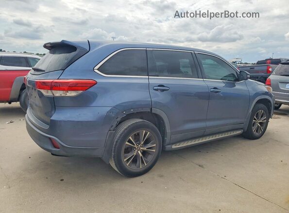 5TDZZRFH1KS329496 2019 TOYOTA HIGHLANDER Blue Առջևի աջ