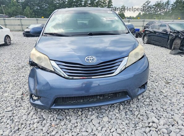5TDKK3DCXGS727484 2016 TOYOTA SIENNA Blue Հետևի տեսք