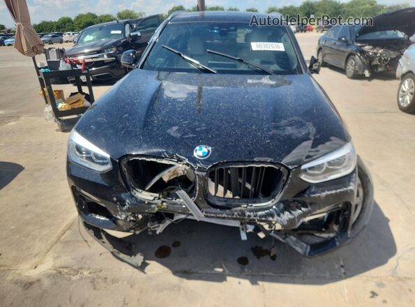 5UXTY3C01M9H69774 2021 BMW X3 Black Rear view