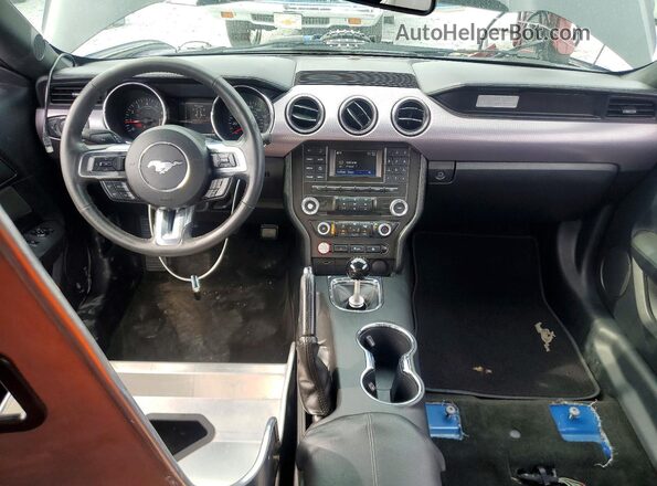 1FA6P8CF2G5321805 2016 FORD MUSTANG Blue Вид щитка приладів