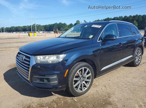 WA1VAAF77HD057274 2017 AUDI Q7 Blue Trasero izquierdo