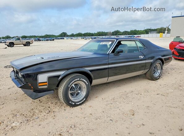 1F01H190767 1971 FORD MUSTANG Черный Задняя левая четверть