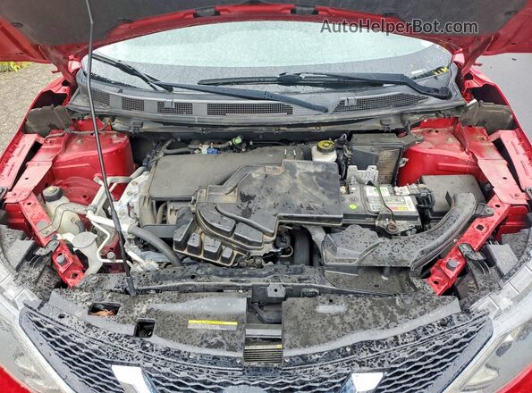JN1BJ1CRXHW132622 2017 NISSAN ROGUE Red Շարժիչի բաժամունքի տեսք