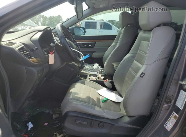 2HKRW1H82KH514881 2019 HONDA CR-V Серый Вид панели приборов
