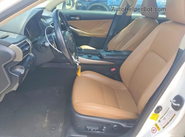 JTHBA1D23G5008323 2016 LEXUS IS White Dashboard view