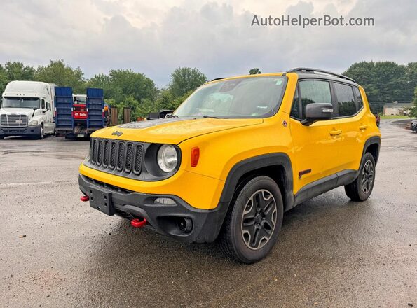 ZACCJBCB4HPE87499 2017 JEEP RENEGADE Yellow Հետևի աջ