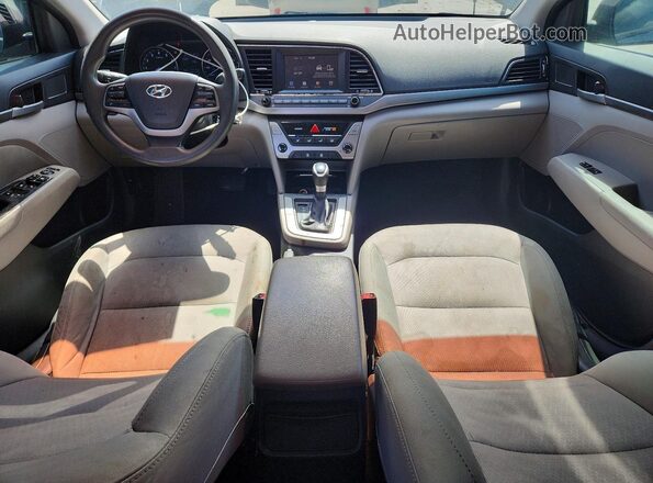 5NPD84LF1HH054035 2017 HYUNDAI ELANTRA Black Vista del cuadro de instrumentos