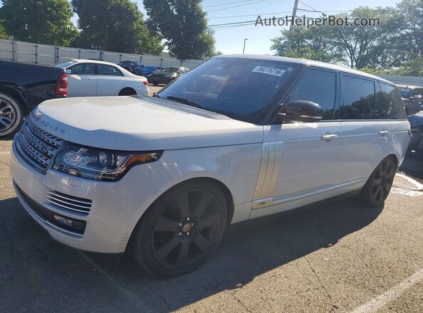 SALGV3EF1GA300898 2016 LAND ROVER RANGE ROVER White უკანა მარცხენა