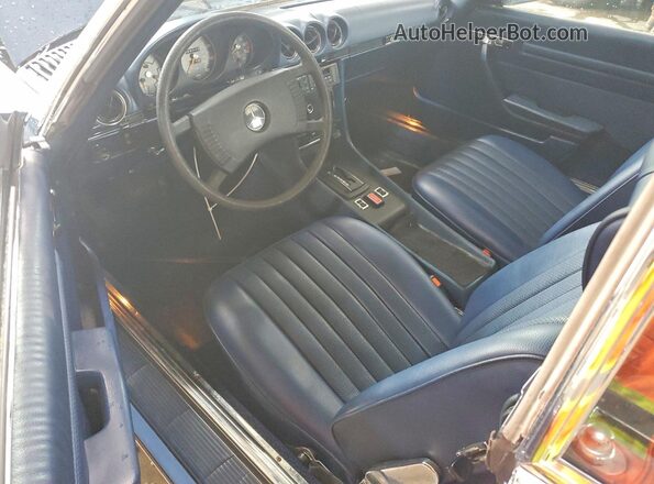 10704412035861 1977 MERCEDES-BENZ 450 Blue Vista del cuadro de instrumentos