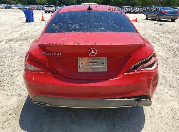 WDDSJ4EB3JN684138 2018 MERCEDES-BENZ CLA-CLASS Red წინა სალონის ხედი