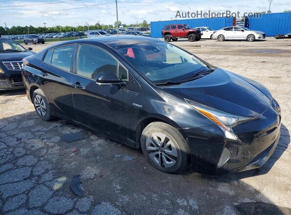 JTDKARFU3J3552208 2018 TOYOTA PRIUS Black Դիմացի տեսք