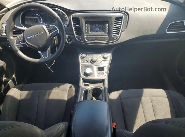 1C3CCCAB2GN155902 2016 CHRYSLER 200 Blue Dashboard view