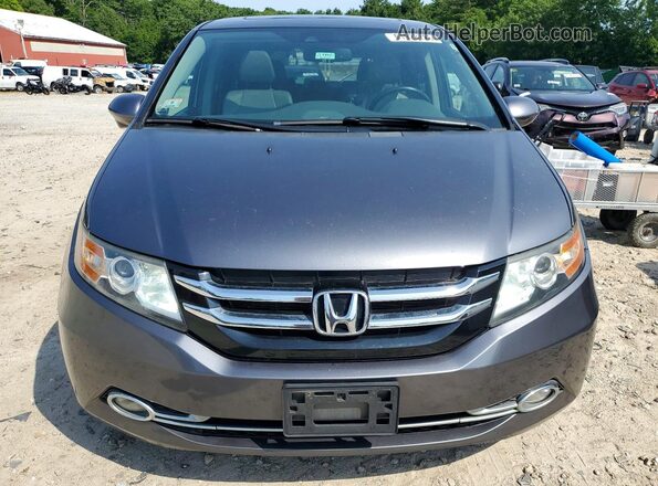5FNRL5H64GB125339 2016 HONDA ODYSSEY Gray Հետևի տեսք