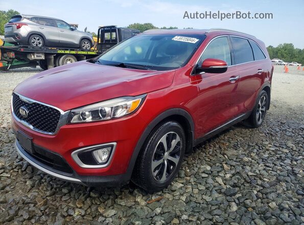 5XYPH4A58JG398109 2018 KIA SORENTO Red Tył lewy