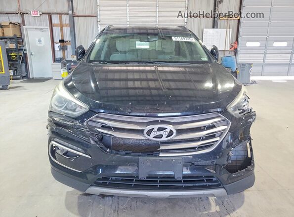 5NMZU3LB0HH008654 2017 HYUNDAI SANTA Black უკანა ხედი
