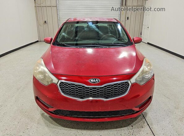 KNAFK4A64G5562377 2016 KIA FORTE Red Հետևի տեսք