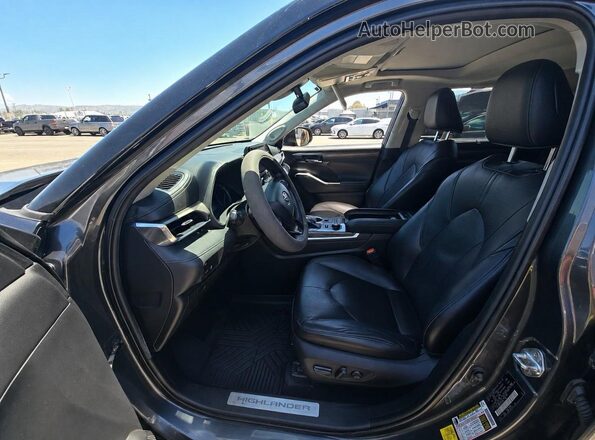 5TDDZRBH1LS018507 2020 TOYOTA HIGHLANDER Gray Rear view