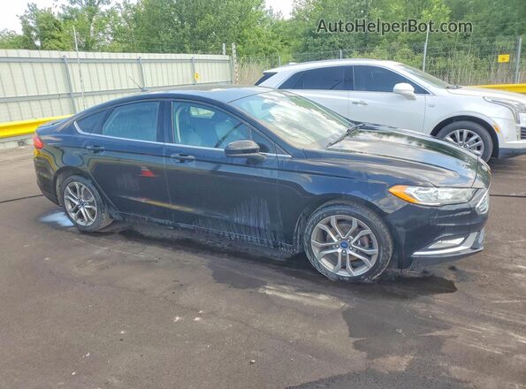 3FA6P0HD2HR270586 2017 FORD FUSION Black Vista frontal