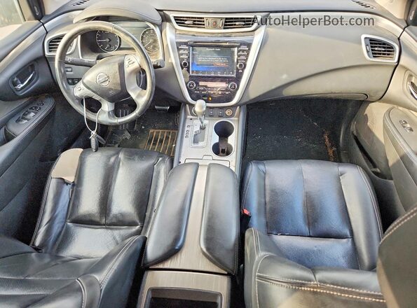 5N1AZ2MG9HN185916 2017 NISSAN MURANO Black ხელსაწყოთა პანელის ხედი