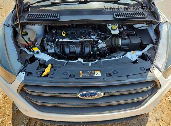 1FMCU0F71KUA44327 2019 FORD ESCAPE White Vista de la etiqueta del VIN