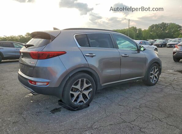 KNDPR3A63K7524035 2019 KIA SPORTAGE Gray Delantero derecho