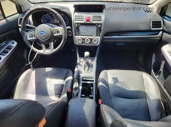 JF2GPANC2HH273264 2017 SUBARU CROSSTREK Black Սարքավորումների վահանակի տեսք