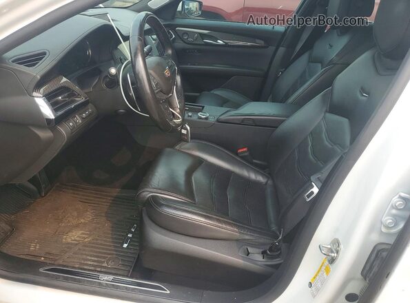 1G6KP5R66KU140769 2019 CADILLAC CT6 White Dashboard view